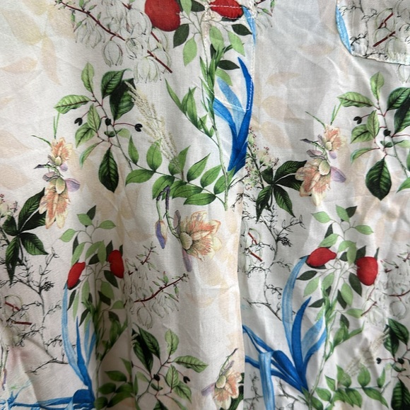 Zara floral print blouse - Picture 4 of 8